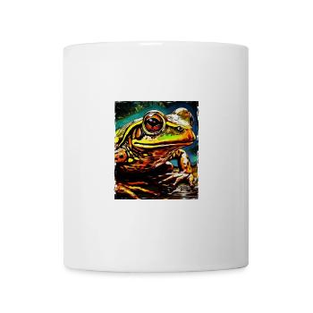 Frosch Porträt - Tasse - Weiß - Vorne
