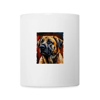 Kangal Hund Porträt - Tasse - Weiß - Vorne
