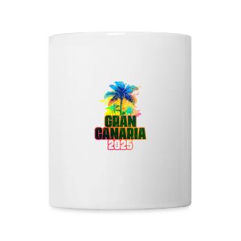 Gran Canaria 2025 Colorful Palm Trees - Mug - white - Front