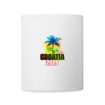 Croatia 2025 Colorful Palm Trees - Mug - white - Front