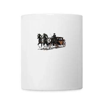 Calèche - Mug blanc - blanc - Devant