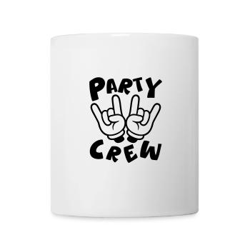 Party Crew Hand Lustig - Tasse - Weiß - Vorne