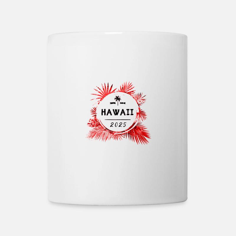 Hawaii 2025 Bunt - Tasse - Weiß
