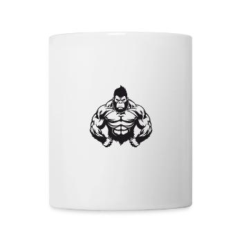Gorilla Muscles - Mug - white - Front