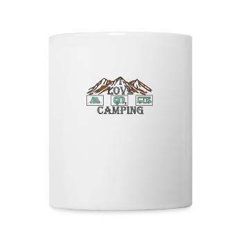 Camping - Tasse - Weiß - Vorne