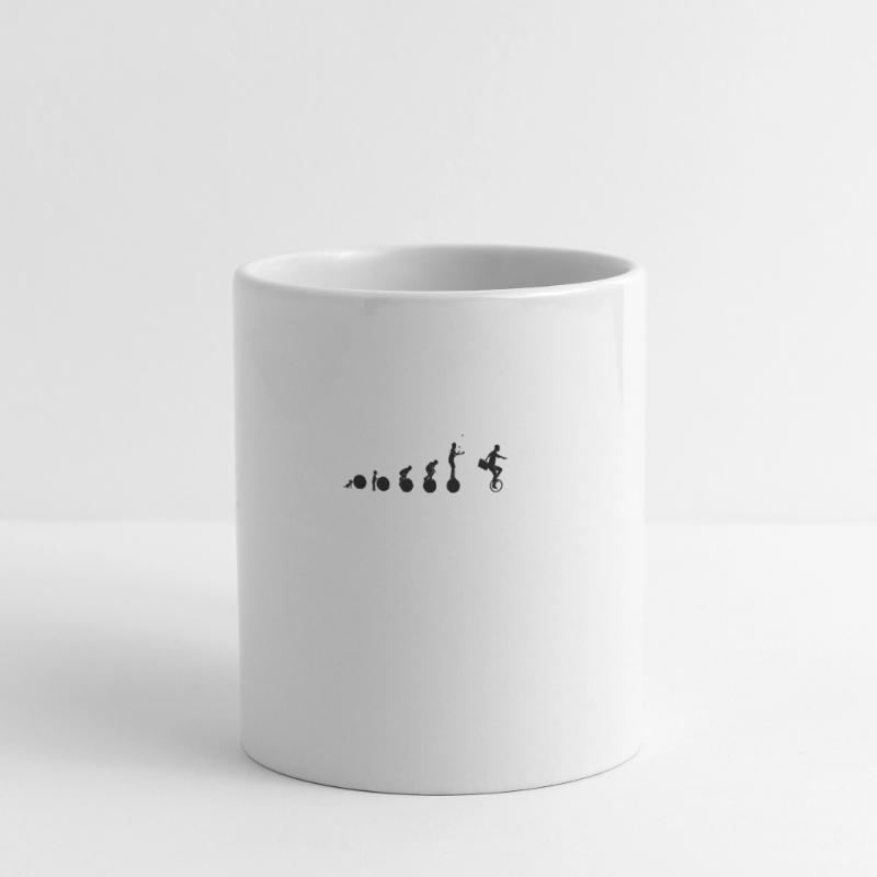 Zirkus evolution Man Tasse