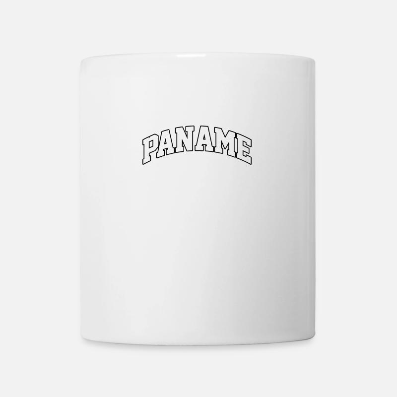 Logo Paname : Design collégial au style parisien - Mug blanc - blanc