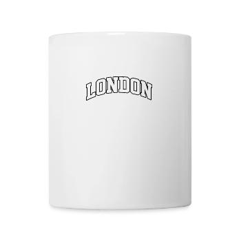 London logo: Collegiate design with British style - Mug - white - Front