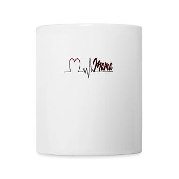 Favorite Mom Best Mom Heartline Love You - Mug - white - Front