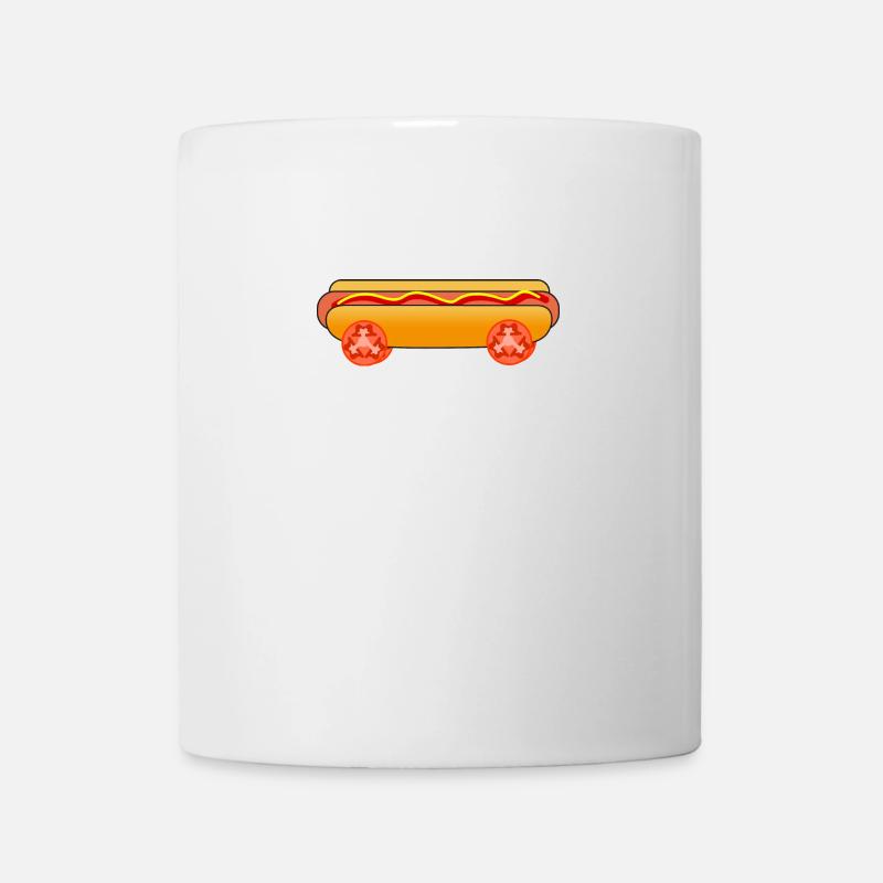 Hotdog with wheels - Mug - white