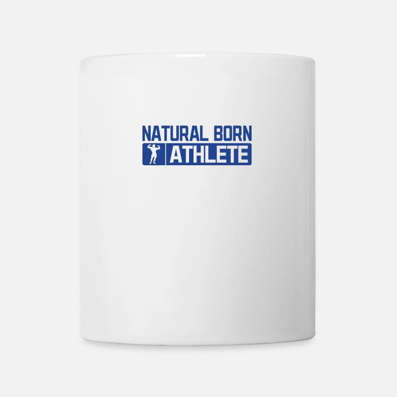 Athlète né - Mug blanc - blanc