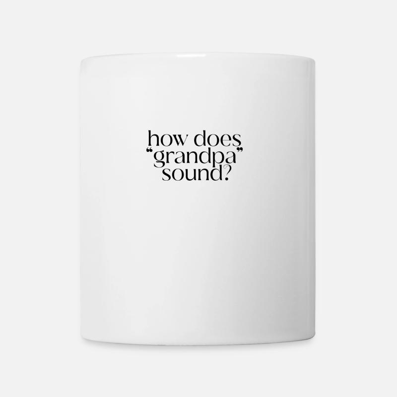 Comment sonne « grand-père »? - Mug blanc - blanc