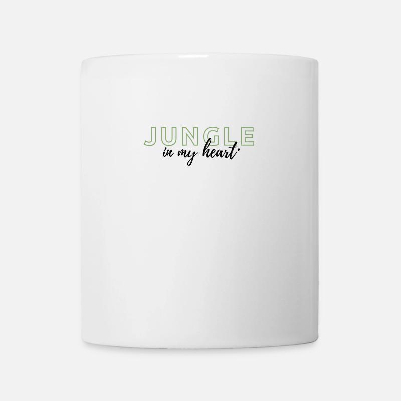 Jungle in my Heart - Tasse - Weiß