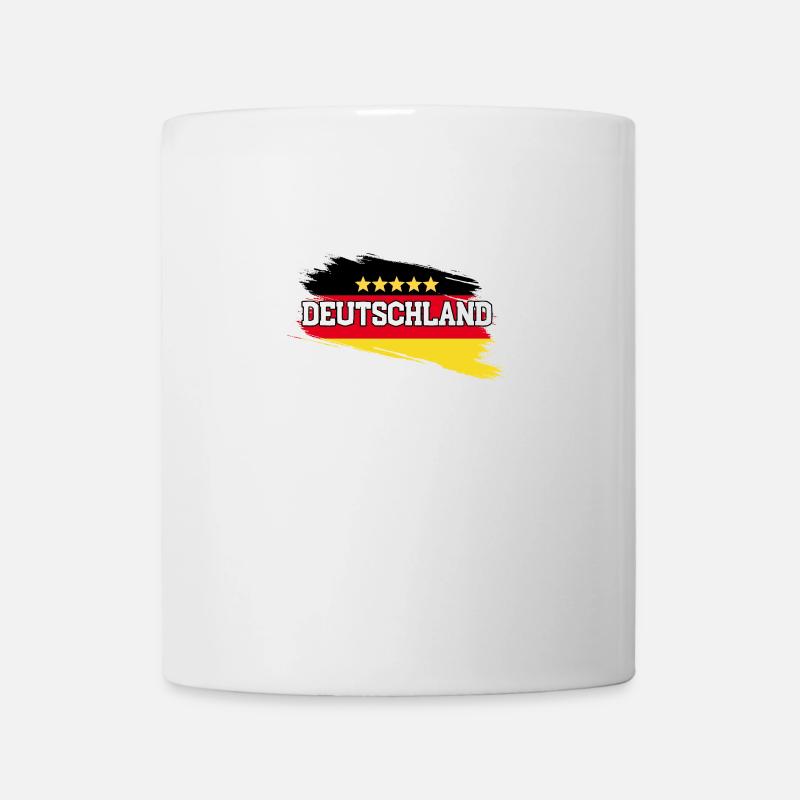 Deutschland 5 Sterne - Tasse - Weiß