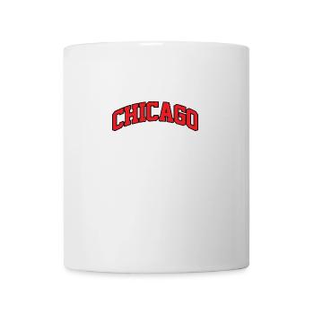 Chicago logo: Collegiate design with urban style - Mug - white - Front