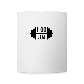 I Go Jim, Fitness - Mug blanc - blanc - Devant
