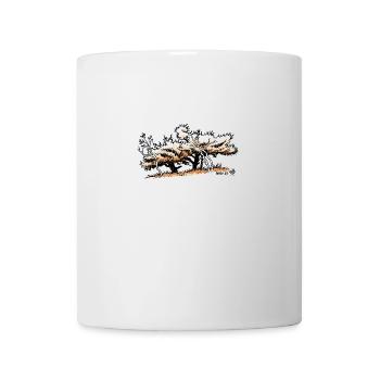 Arbres tordus - Mug blanc - blanc - Devant