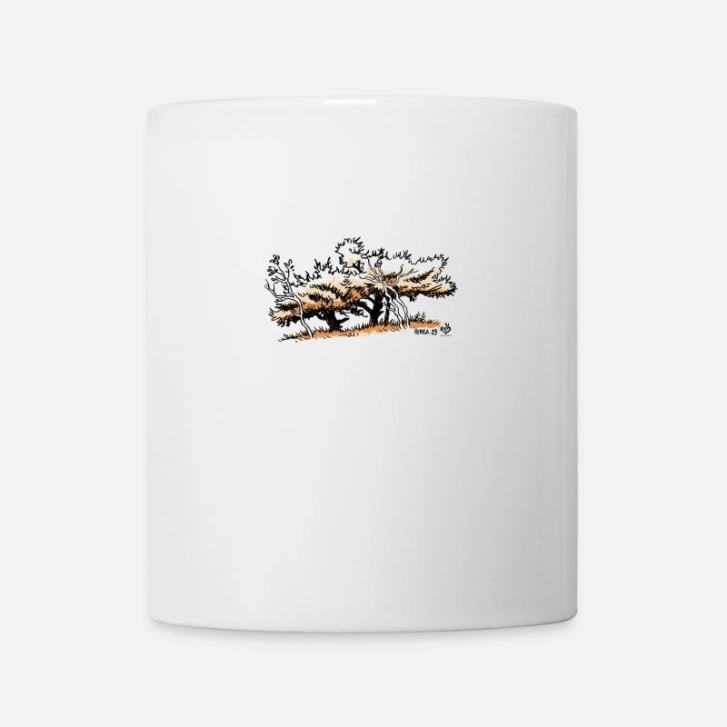 Arbres tordus - Mug blanc - blanc