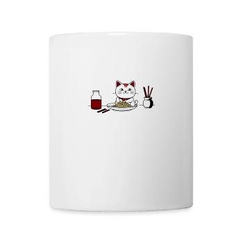 Cat and ramen - Mug - white - Front