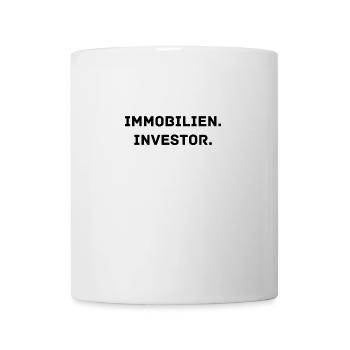 Immobilien . Investor - Tasse - Weiß - Vorne