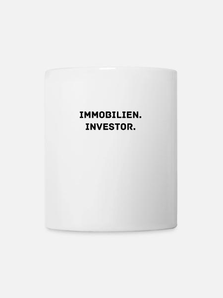 Immobilien . Investor - Tasse - Weiß