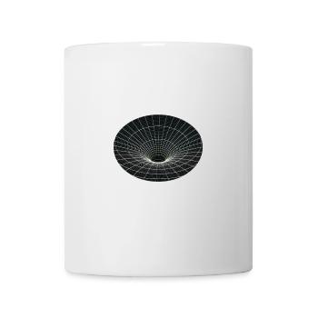 Vortex-Gitter Wurmloch - Tasse - Weiß - Vorne
