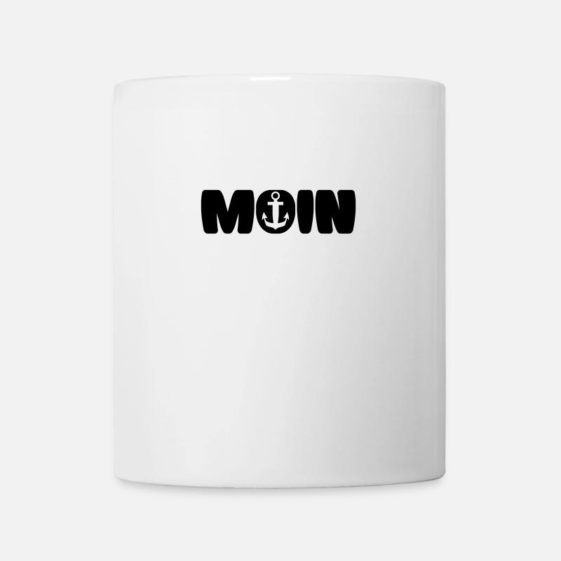MOIN schwarz - Tasse - Weiß