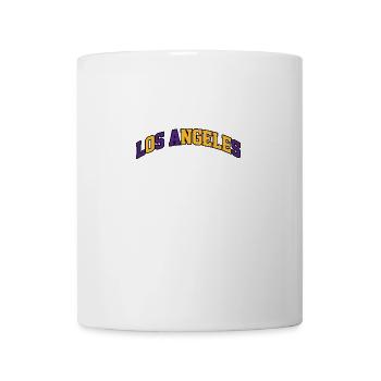 Logo Los Angeles : Design collégial couleurs - Mug blanc - blanc - Devant