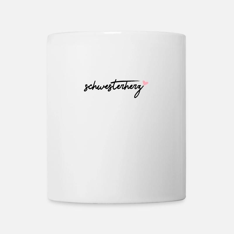 schwesterherz - Tasse - Weiß