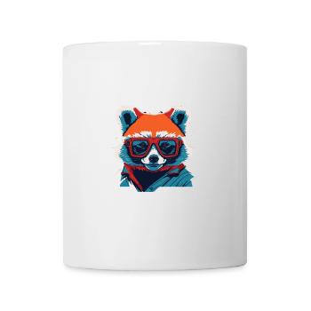 Fierce and Fiery: Retro Red Panda T-Shirt - Mug - white - Front