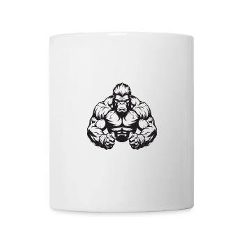 Gorilla Muscles Bodybuilding Fighter - Mug blanc - blanc - Devant