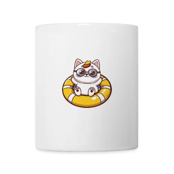 Cat Summer Comic - Mug - white - Front