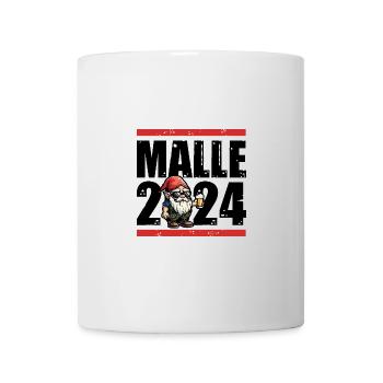 Malle 2024 Mallorca Lustig - Tasse - Weiß - Vorne