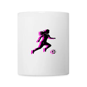 Soccer Woman Symbol Soccer Player Woman - Mug - white - Front