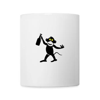 Fête de la bière de singe - Mug blanc - blanc - Devant