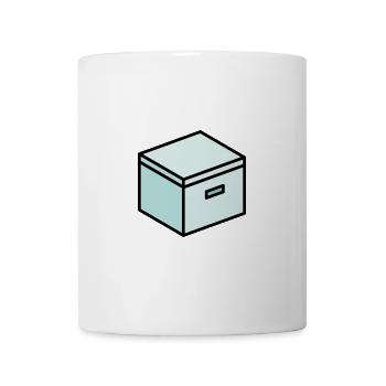 Petite boîte/petit carton - Mug blanc - blanc - Devant