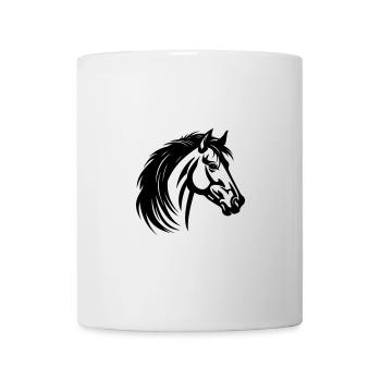 Horse head - Mug - white - Front