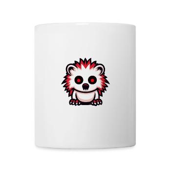 Hérisson Halloween Bande dessinée - Mug blanc - blanc - Devant
