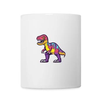 Dinosaur T-Rex Halloween Comic - Mug - white - Front