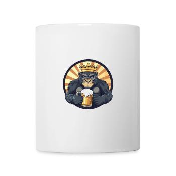 Bande dessinée de bière Gorilla - Mug blanc - blanc - Devant