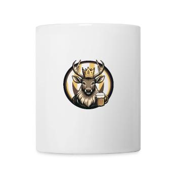 Bande dessinée de bière de cerf - Mug blanc - blanc - Devant