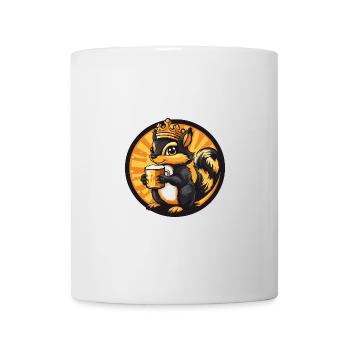 Bande dessinée de bière d’écureuil - Mug blanc - blanc - Devant
