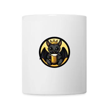 Fledermaus Bier Comic - Tasse - Weiß - Vorne