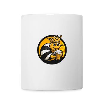 Schnecke Bier Comic - Tasse - Weiß - Vorne