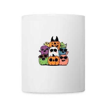 Figurines de fête d’Halloween Cool - Mug blanc - blanc - Devant