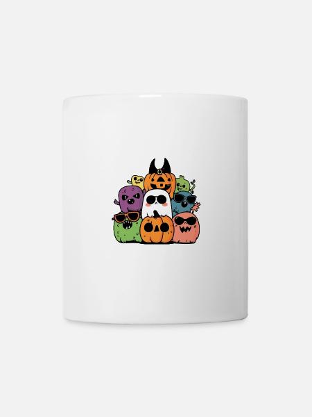 Halloween Party Figuren Cool - Tasse - Weiß