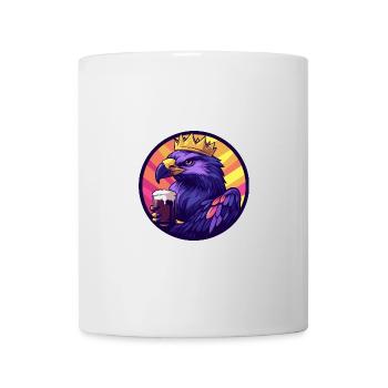 Harpyie Vogel Bier Comic - Tasse - Weiß - Vorne
