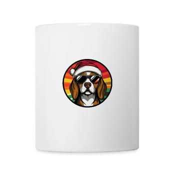 Beagle Dog Christmas Cool - Mug - white - Front