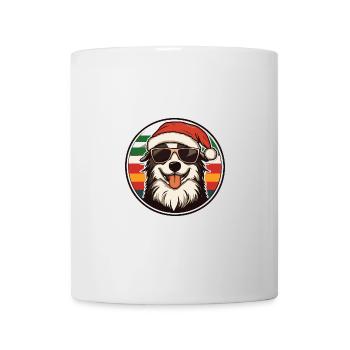 Samoyède Chien Noël Cool - Mug blanc - blanc - Devant