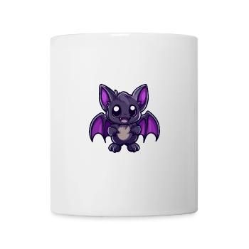 Chauve-souris Halloween Dessin animé drôle - Mug blanc - blanc - Devant